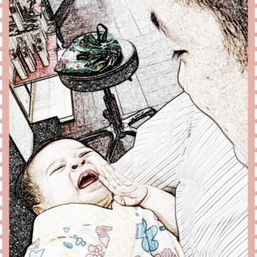 Salon kecantikan bayi iPhone7 Wallpaper
