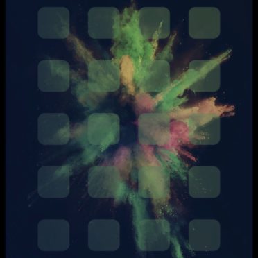 Peledak warna-warni iPhone7 Wallpaper