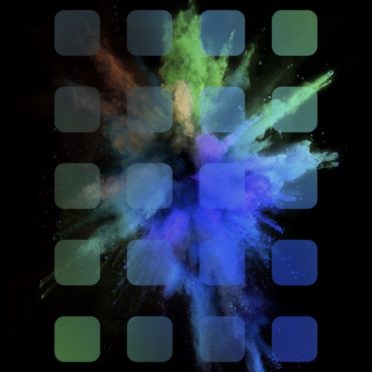 Peledak warna-warni iPhone7 Wallpaper