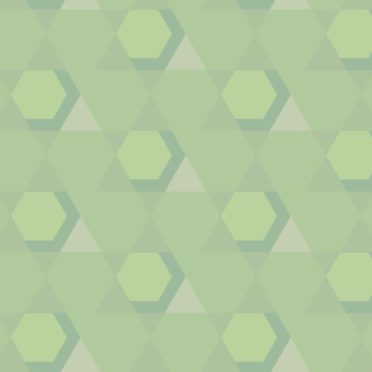 pola geometris Kuning hijau iPhone7 Wallpaper