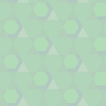 pola geometris hijau iPhone7 Wallpaper