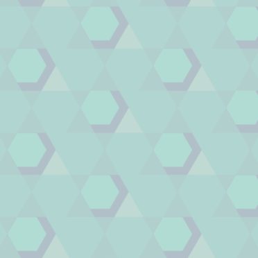 pola geometris Biru hijau iPhone7 Wallpaper
