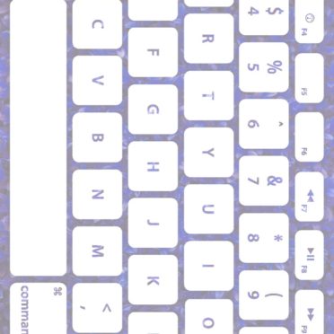 Keyboard daun ungu putih iPhone7 Wallpaper