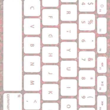 Keyboard daun Merah Putih iPhone7 Wallpaper