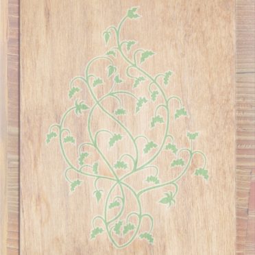 daun biji-bijian kayu Brown hijau iPhone7 Wallpaper