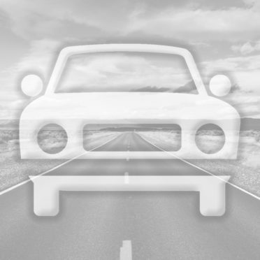 jalan mobil lanskap Kelabu iPhone7 Wallpaper