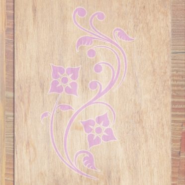 daun biji-bijian kayu Warna peach coklat iPhone7 Wallpaper