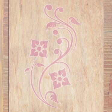 daun biji-bijian kayu Brown merah iPhone7 Wallpaper