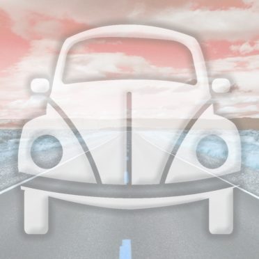 jalan mobil lanskap Jeruk iPhone7 Wallpaper
