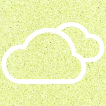 awan Kuning hijau iPhone7 Wallpaper