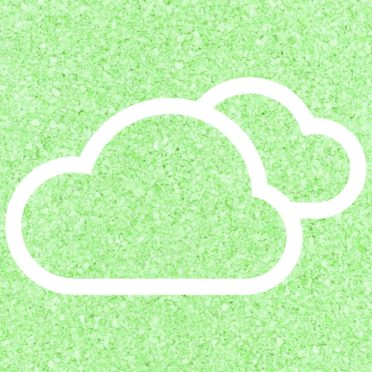 awan hijau iPhone7 Wallpaper