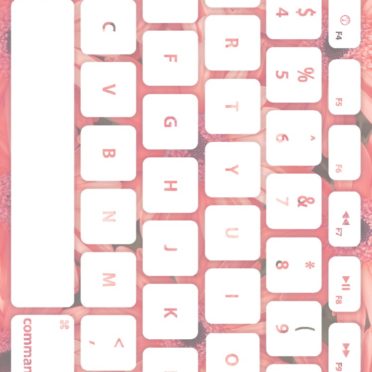 Keyboard bunga Merah Putih iPhone7 Wallpaper