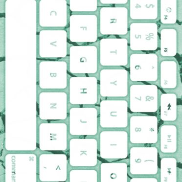 Keyboard tanah Biru-hijau putih iPhone7 Wallpaper