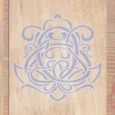 gandum Coklat Biru Ungu iPhone7 Wallpaper