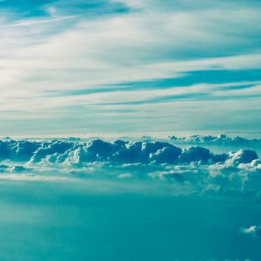 pemandangan biru awan iPhone7 Wallpaper