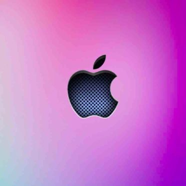 Logo Apple keren biru gin ungu iPhone7 Wallpaper