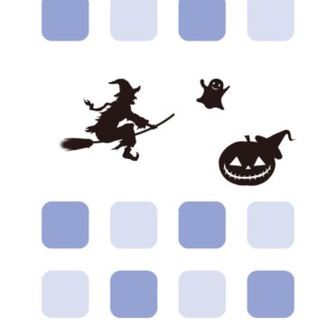Biru rak Halloween iPhone7 Wallpaper