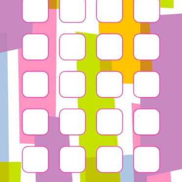 Pola rak berwarna-warni untuk anak perempuan iPhone7 Wallpaper