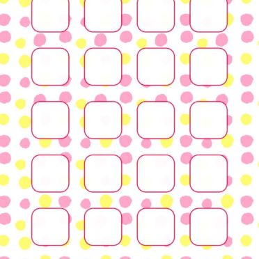 Polka dot pola merah muda ki rak untuk wanita iPhone7 Wallpaper