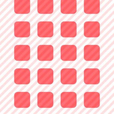 Pola perbatasan merah muda rak merah iPhone7 Wallpaper