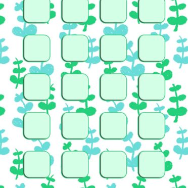 Pola ilustrasi hijau gadis dan wanita untuk rak iPhone7 Wallpaper