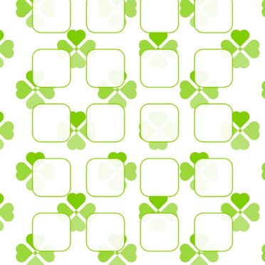 Pola Semanggi hijau untuk rak perempuan iPhone7 Wallpaper