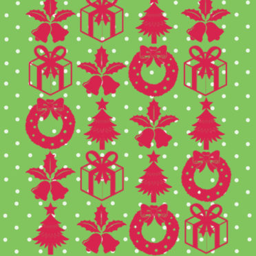 rak hadiah Natal merah hijau iPhone7 Wallpaper