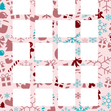 hadiah rak merah muda Natal iPhone7 Wallpaper