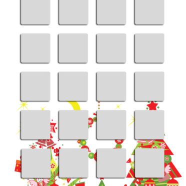 Pohon rak Natal wanita perak berwarna-warni iPhone7 Wallpaper