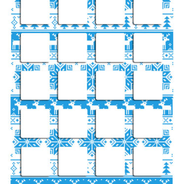 Rak biru musim dingin salju lucu anak perempuan dan wanita untuk iPhone7 Wallpaper