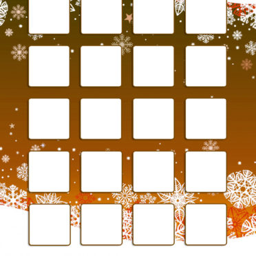 rak oranye musim dingin salju lucu anak perempuan dan wanita untuk iPhone7 Wallpaper