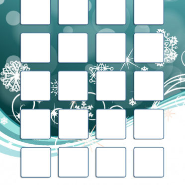 rak musim dingin hijau salju sederhana iPhone7 Wallpaper