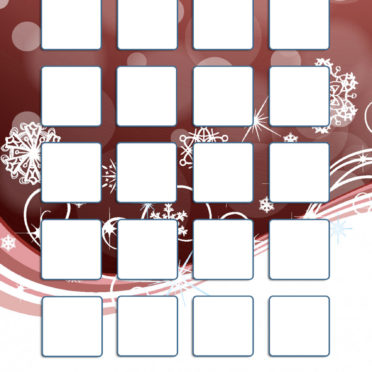 rak musim dingin merah salju sederhana iPhone7 Wallpaper