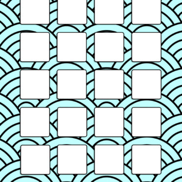 Rak sederhana Tahun Baru spiral hijau iPhone7 Wallpaper