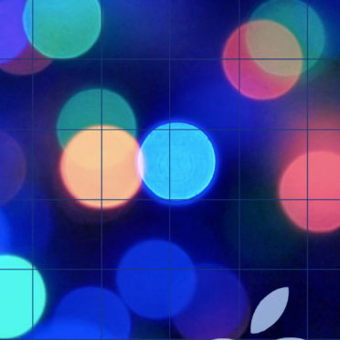Logo Apple rak keren biru iPhone7 Wallpaper