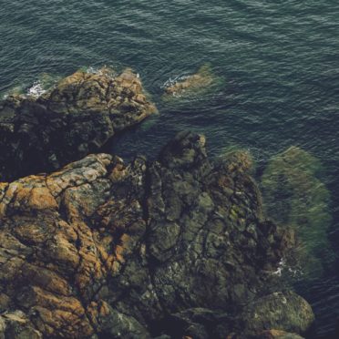 tebing laut lanskap iPhone7 Wallpaper