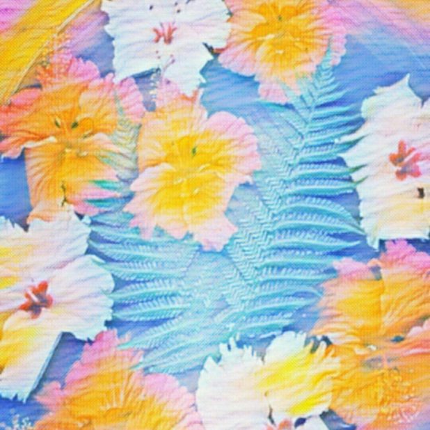 Bunga berwarna iPhone7 Plus Wallpaper