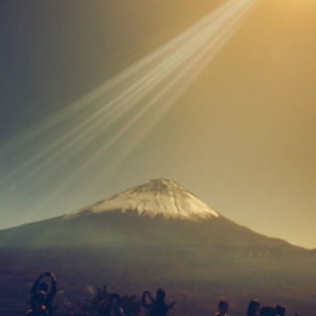 Mt. Fuji Pemandangan iPhone7 Plus Wallpaper