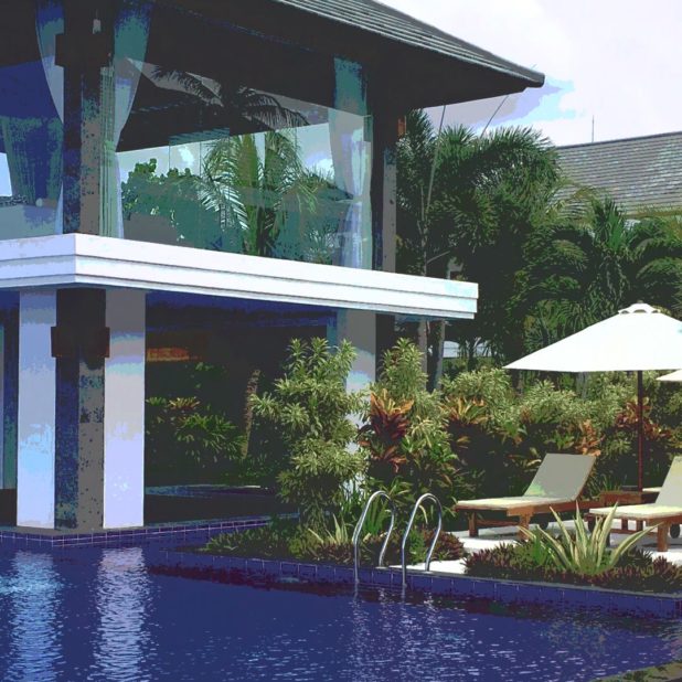 Hotel Bali iPhone7 Plus Wallpaper