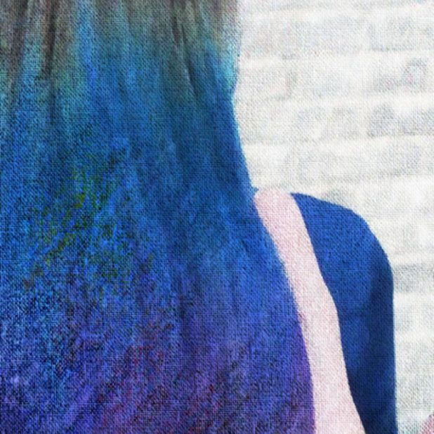 Brunet rambutnya panjang iPhone7 Plus Wallpaper