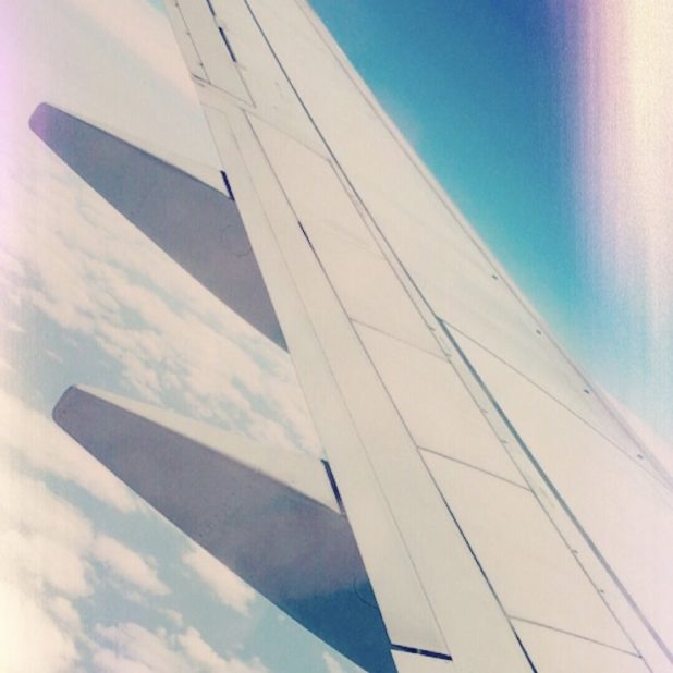 Sayap pesawat terbang iPhone7 Plus Wallpaper