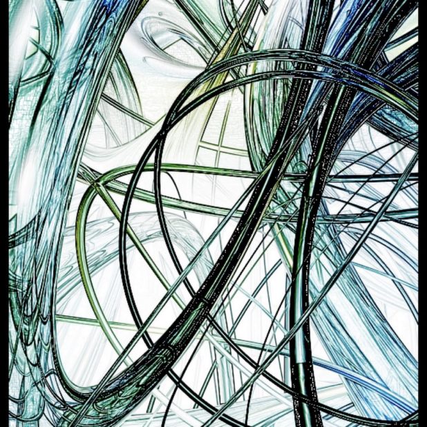 Sketsa spiral iPhone7 Plus Wallpaper