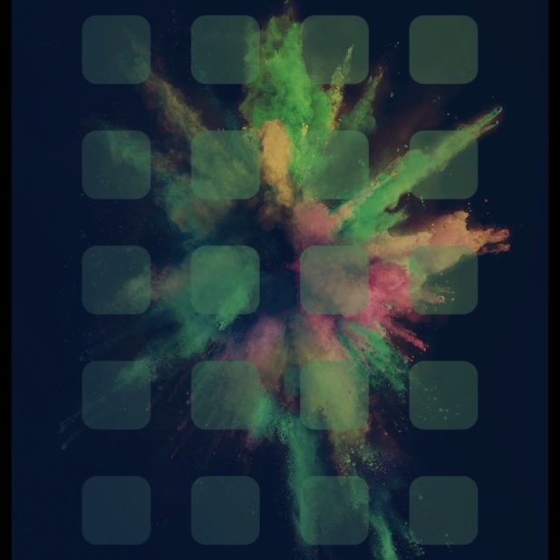 Peledak warna-warni iPhone7 Plus Wallpaper