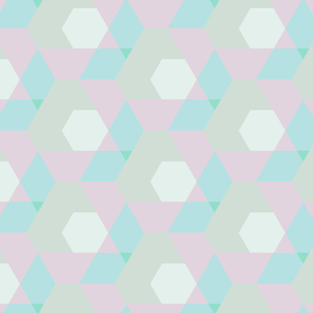 pola geometris Warna peach biru iPhone7 Plus Wallpaper