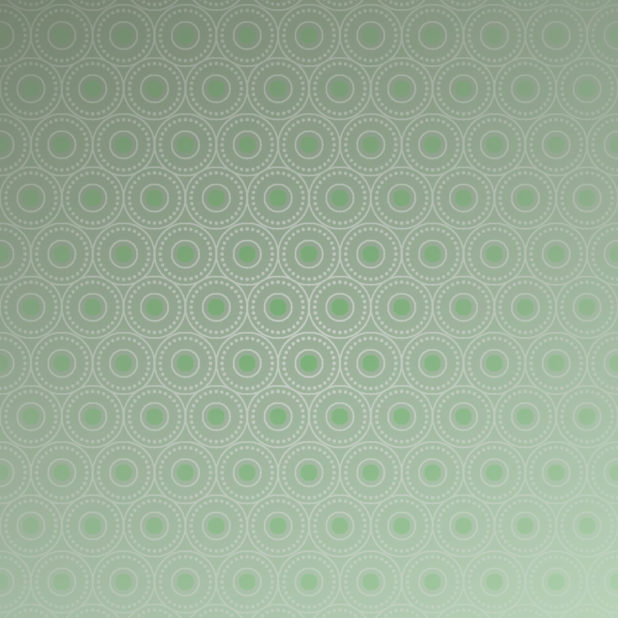 Dot lingkaran pola gradasi hijau iPhone7 Plus Wallpaper