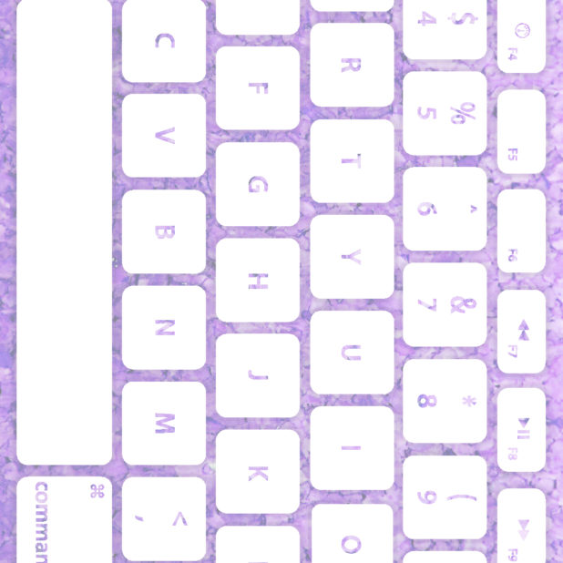 Keyboard ungu putih iPhone7 Plus Wallpaper