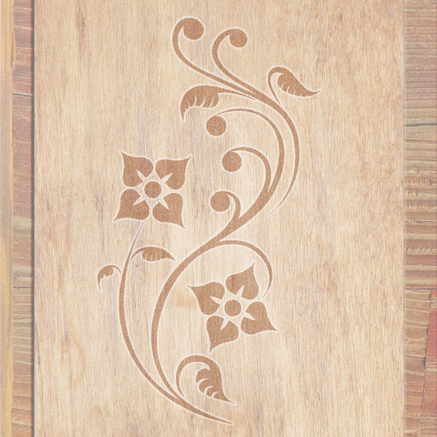 daun biji-bijian kayu Coklat iPhone7 Plus Wallpaper