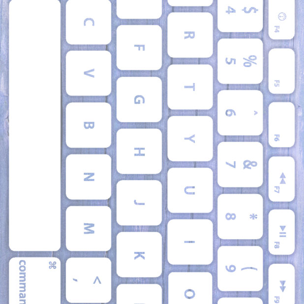 Keyboard tekstur kayu Biru pucat Putih iPhone7 Plus Wallpaper