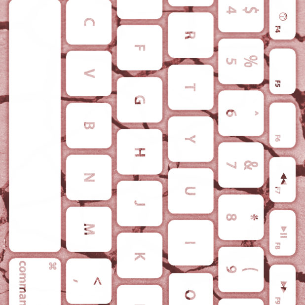 Keyboard tanah oranye putih iPhone7 Plus Wallpaper