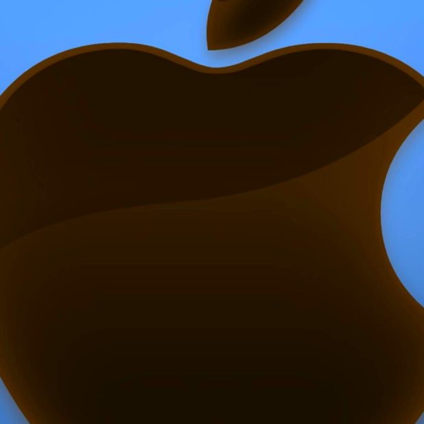 apel biru iPhone7 Plus Wallpaper
